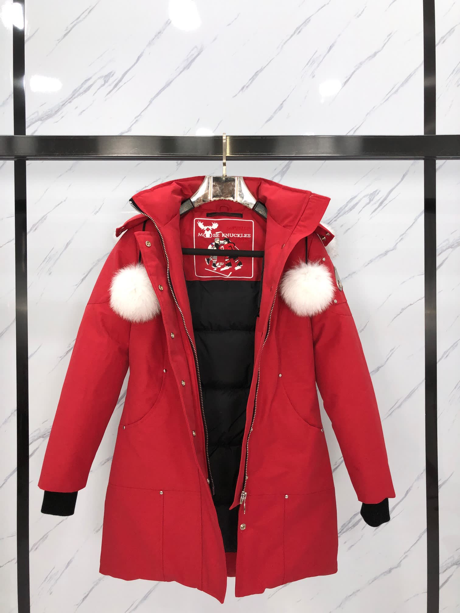 Moose Knuckles Fur Trim Down Parka Moose Knuckles Fur Trim Down Parka